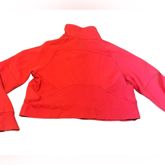 lululemon athletica Red Cropped Sweatshirt - Picture 2 of 8